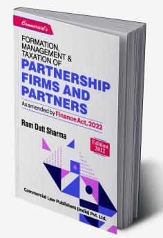 Formation Management & Taxation of Partnership firms & Partners