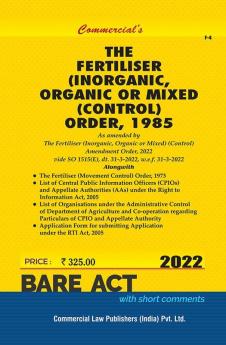The Furtiliser (Inorganic Organic or Mixed (Control) Order 1985