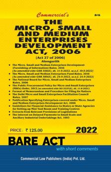 The Micro Small and Medium Enterprises Development Act 2006