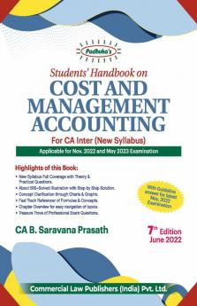 Students' Handbook on Cost & Manage Accounting