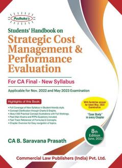Students' Handbook on Strategic Cost Management & Performance Evaluation