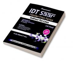 IDT SAAR (indirect Tax Law)