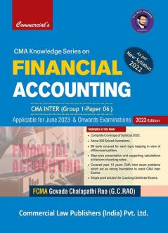 Financial Accounting (Cma Inter G-1 Paper 6 ) (Syllabus 2022)