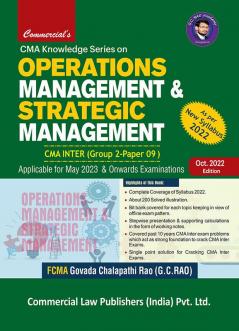 Operations Management & Strategic Management (Syllabus 2022)