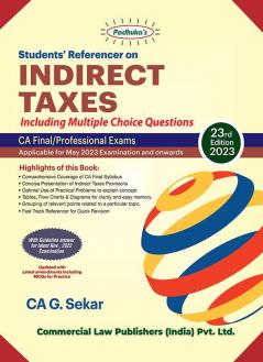 STUDENTS REFERENCER ON INDIRECT TAXES