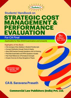 Students Handbook On Strategic Cost Management & Performance Evaluation