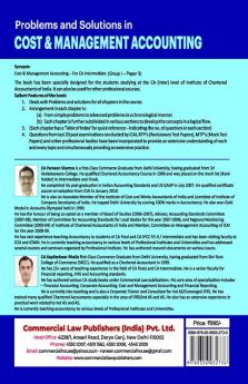 Problems & Solutions in Cost Management Accounting