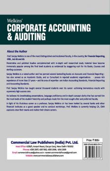 Corporate Accounting and Auditing CMA INTER (Concept Simplified)