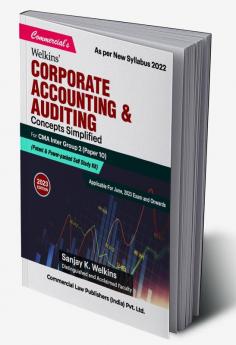 Corporate Accounting and Auditing CMA INTER (Concept Simplified)