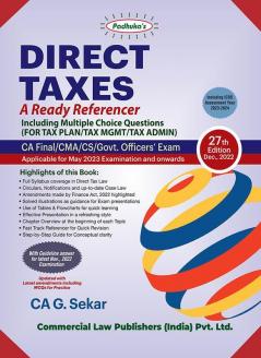 DIRECT TAXES A READY REFERENCER