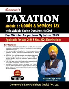 Taxation Model 2 : Goods & Services Tax (GST) with (MCQs
