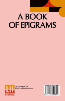 A Book Of Epigrams