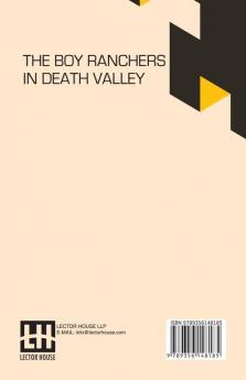 The Boy Ranchers In Death Valley: Or Diamond X And The Poison Mystery