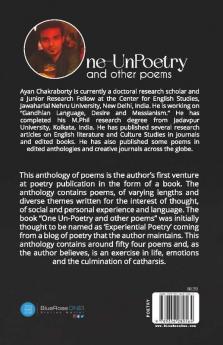 One Un-Poetry and Other Poems..