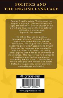 Politics and the English Language