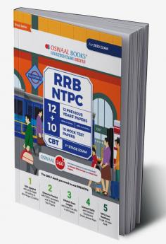 Oswaal RRB NTPC 12 Previous Years' Papers & 10 Mock Test Papers 2016 (All shifts) 2019 (Two shifts) CBT 1st Stage Exam