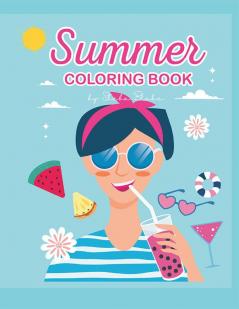 Summer Coloring Book for Kids Ages 6-12