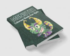 Monster Coloring Book for Kids Ages 4-8