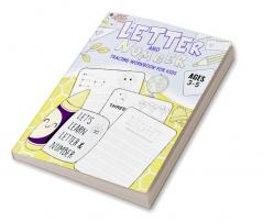 Letter and Number Tracing Workbook: Practice Pen Control with Letters - Traceable Letters for Pre-K and Kindergarten for Ages 3-5