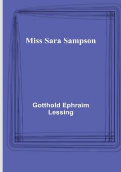 Miss Sara Sampson