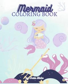 Mermaid Coloring Book for Kids Ages 6-12