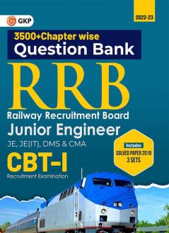 RRB 2022-23 - Junior Engineer CBT I - 3500+ Chapter-wise Question Bank by GKP