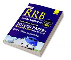 RRB 2022-23 - Junior Engineer CBT II : Chapter-Wise & Year-Wise solved Papers (2014 2015 & 2019) - Civil & Allied Engineering - 32 Sets by GKP