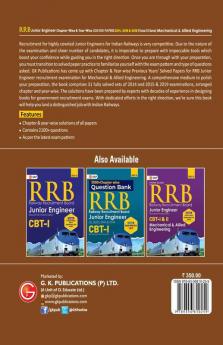 RRB 2022-23 - Junior Engineer CBT II : Chapter-Wise & Year-Wise solved Papers (2014 2015 & 2019) - Mechanical & Allied Engineering - 31 Sets by GKP
