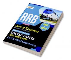 RRB 2022-23 - Junior Engineer CBT I & II : Civil & Allied Engineering - Chapter-wise & Year-wise Solved Papers (2014 2015 & 2019) - 33 Sets by GKP