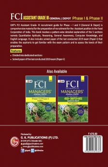 FCI 2022 : Assistant Grade III Phase I & II - General|Depot - Guide by GKP