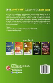 CBSE AIPMT & NEET 2023 : Solved Papers (2004-2022)