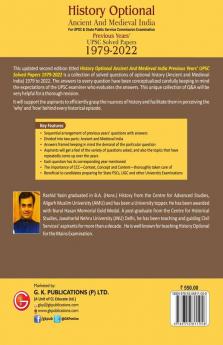 History Optional 2023 - Ancient & Medieval India - Previous Years UPSC Solved Papers (1979 - 2022) 2ed by Rashid Yasin