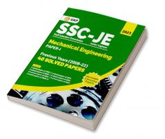 SSC JE 2023 : Paper I - Mechanical Engineering - 40 Previous Years Solved Papers (2008-22) by GKP