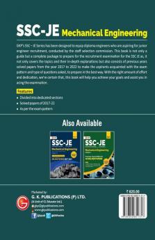 SSC JE 2023 : Mechanical Engineering - Guide by GKP