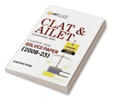 CLAT & AILET 2023 Chapter Wise Solved Papers 2008-2023 by Gautam Puri