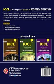 IOCL 2023 Junior Engineer Assistant IV - Mechanical Engineering