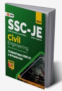 SSC 2023 Junior Engineers Paper I - Civil Engineering - 23 Solved Papers & 10 Practice Sets