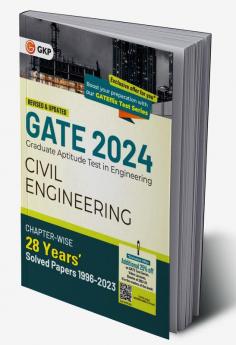 GATE 2024 Civil Engineering - 28 Years Chapter-wise Solved Papers (1996-2023)