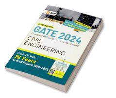 GATE 2024 Civil Engineering - 28 Years Chapter-wise Solved Papers (1996-2023)