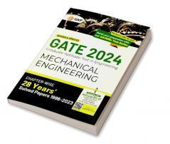 GATE 2024 Mechanical Engineering - 28 Years Chapter-wise Solved Papers (1996-2023)