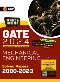 GATE 2024 Mechanical Engineering - Solved Papers (2000-2023)