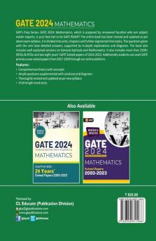 GATE 2024 : Mathematics  Guide by Dr. Kuldeep Chaudhary & Dr. Shashank Goel