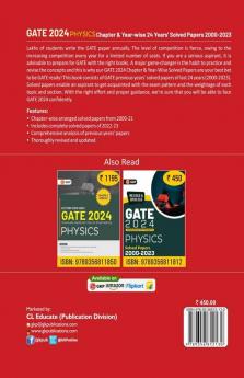 GATE 2024 : Physics - 24 Years' Chapter-wise & Year-wise Solved Papers 2000-2023 by GKP