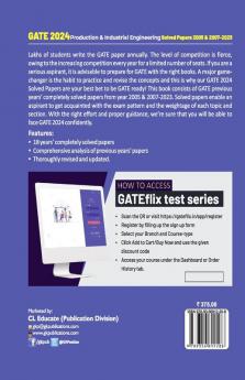 GATE 2024 Production & Industrial Engineering - Solved Papers (2005 & 2007-2023)