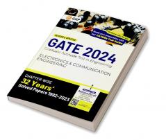 GATE 2024 Electronics & Communication Engineering - 32 Years Chapter-wise Solved Papers (1992-2023)