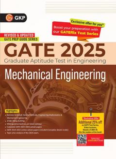 GKP GATE 2025 : Mechanical Engineering - Guide (Includes solved paper of 2024 exam)