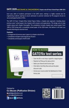 GKP GATE 2025 : Mechanical Engineering - 29 Years' Chapter-wise Solved Papers (1996-2024)