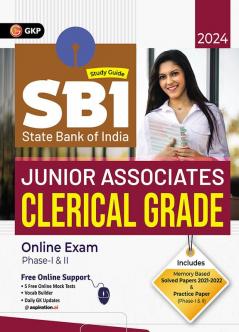 SBI 2024 : Junior Associates Clerical Grade Ph I & II - Guide by GKP