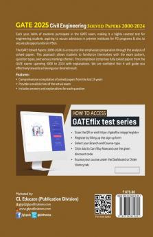 GKP GATE 2025 : Civil Engineering - Solved Papers (2000-2024)