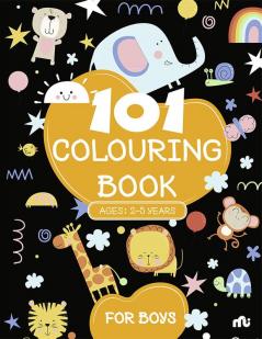 101 Colouring Book for Boys